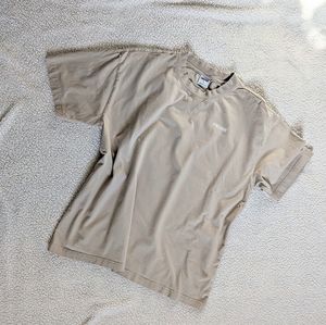 Men's Tan Gymshark Short Sleeve Tee Size Large